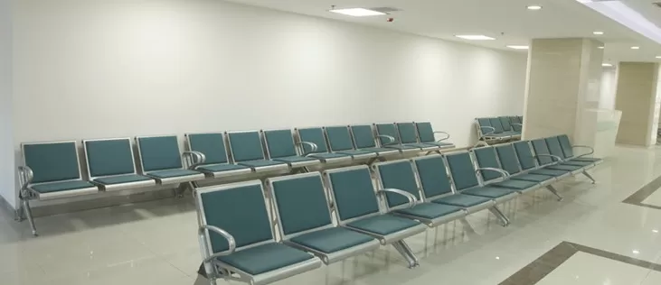 Cadeira Longarina Aeroporto Elegance 4 Lugares - Metálica Reforçada | Estofada