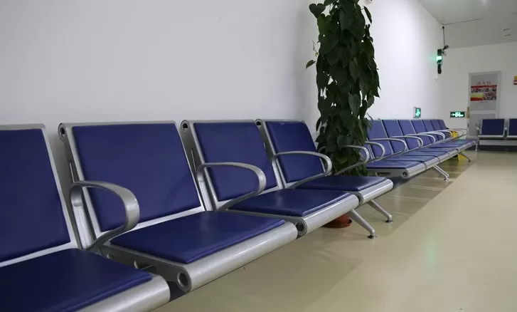 Cadeira Longarina Aeroporto Elegance 4 Lugares - Metálica Reforçada | Estofada
